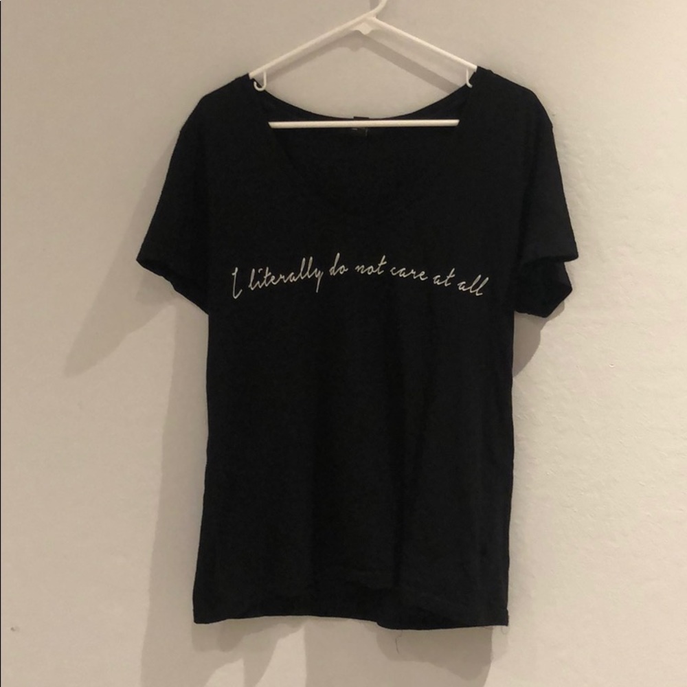 Forever 21 black v-neck tee
